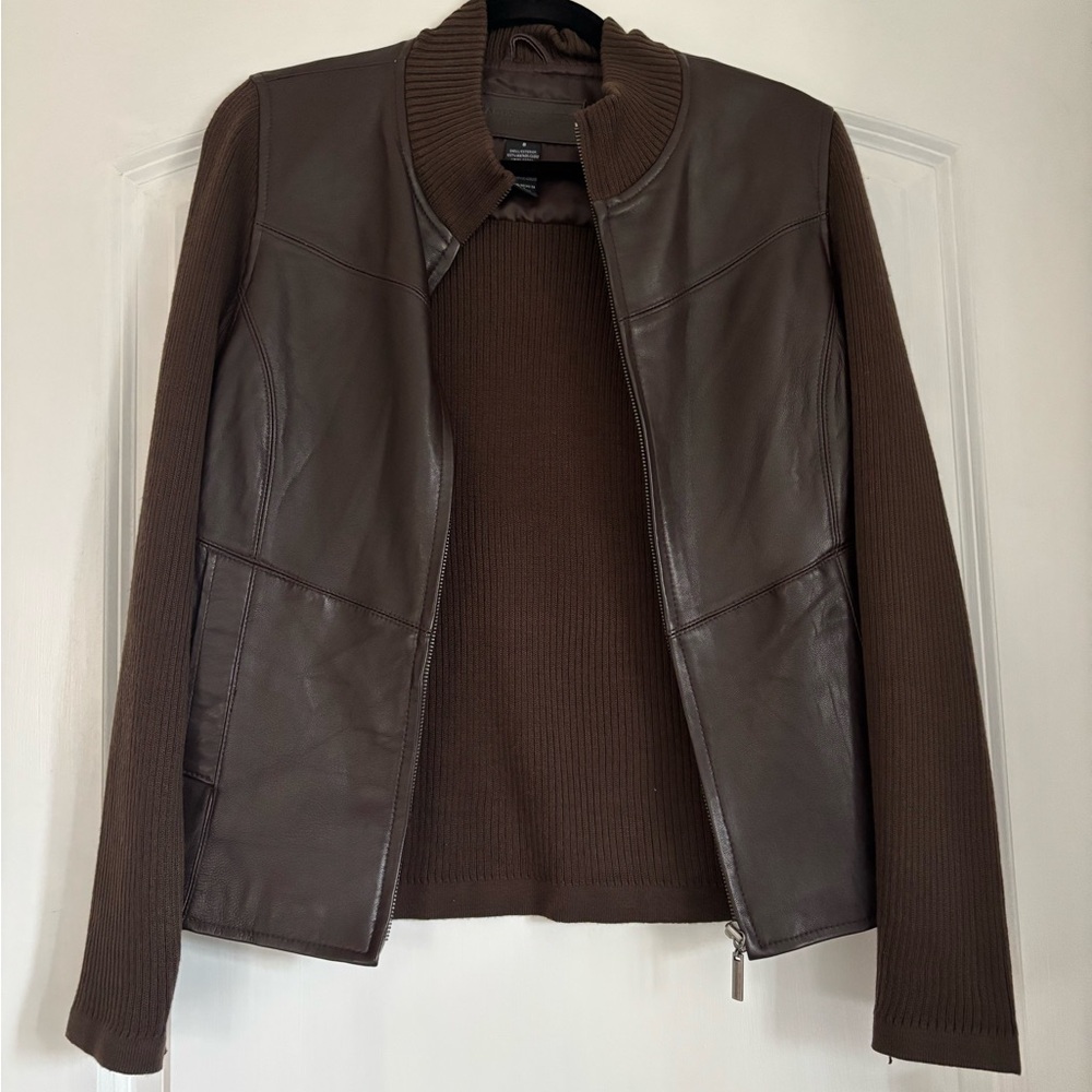 100% Leather Jaclyn Smith Jacket